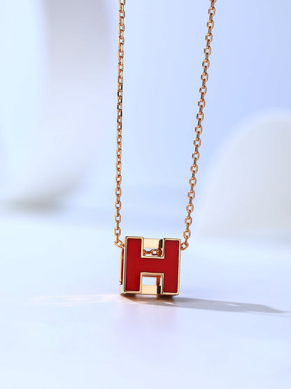[Kismet Jewels ]H CAGE PINK GOLD NECKLACE