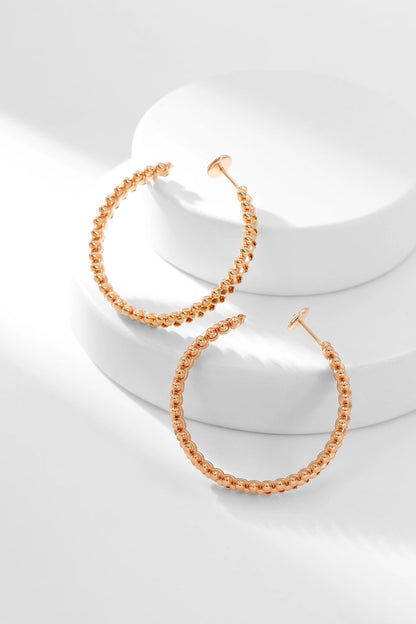[Kismet Jewels ]CLASH HOOP EARRINGS