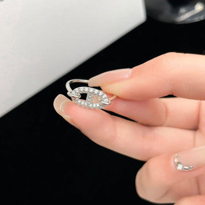 [Kismet Jewels ]RONDE SMALL SILVER DIAMOND RING