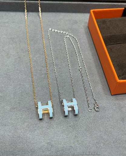 [Kismet Jewels ]POP H SKY BLUE NECKLACE