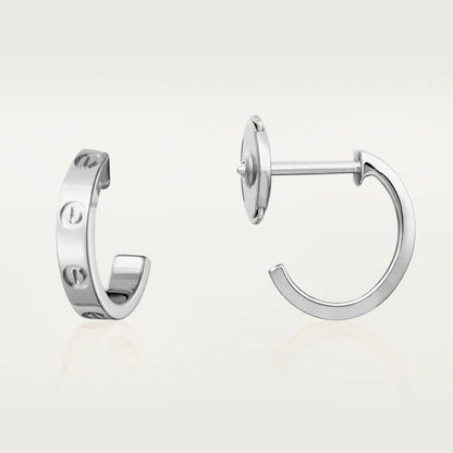 [Kismet Jewels ]LOVE EARRINGS 2.65MM SILVER