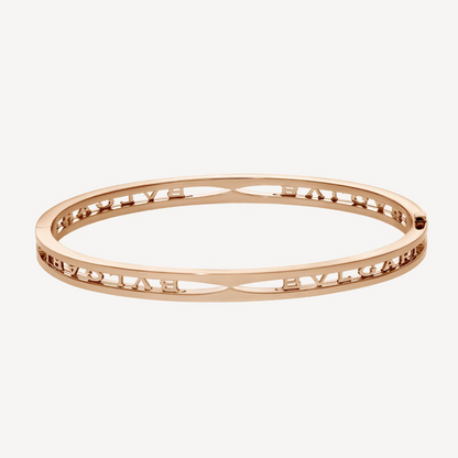 [Kismet Jewels ]ZERO 1 SPIRAL LOGO PINK GOLD BRACELET