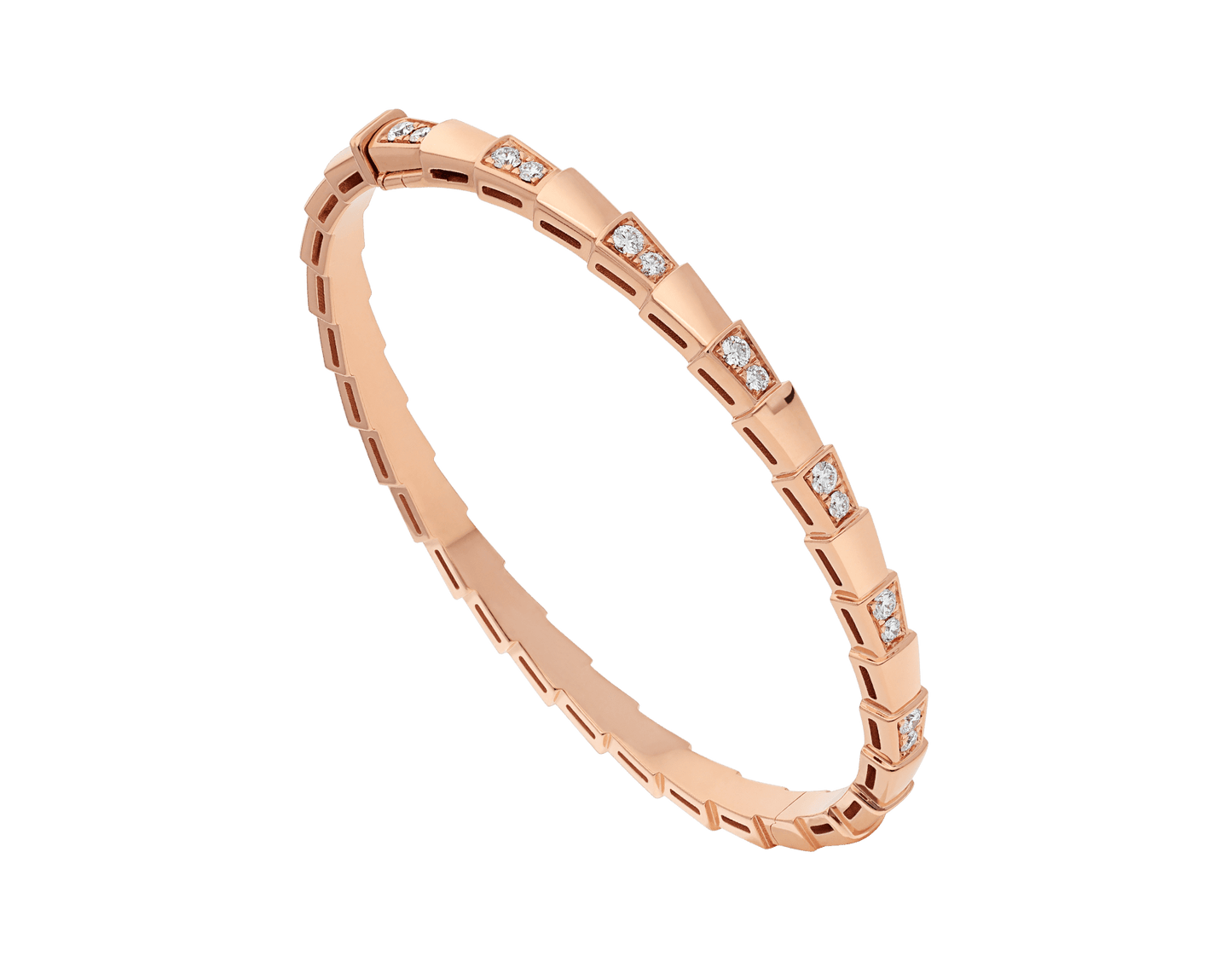 [Kismet Jewels ]SERPENTI SMALL BRACELET PINK GOLD DIAMOND