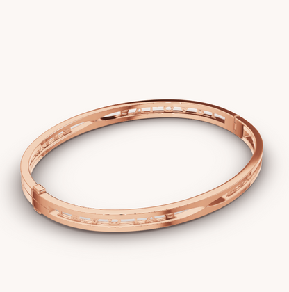 [Kismet Jewels ]ZERO 1 SPIRAL LOGO PINK GOLD BRACELET