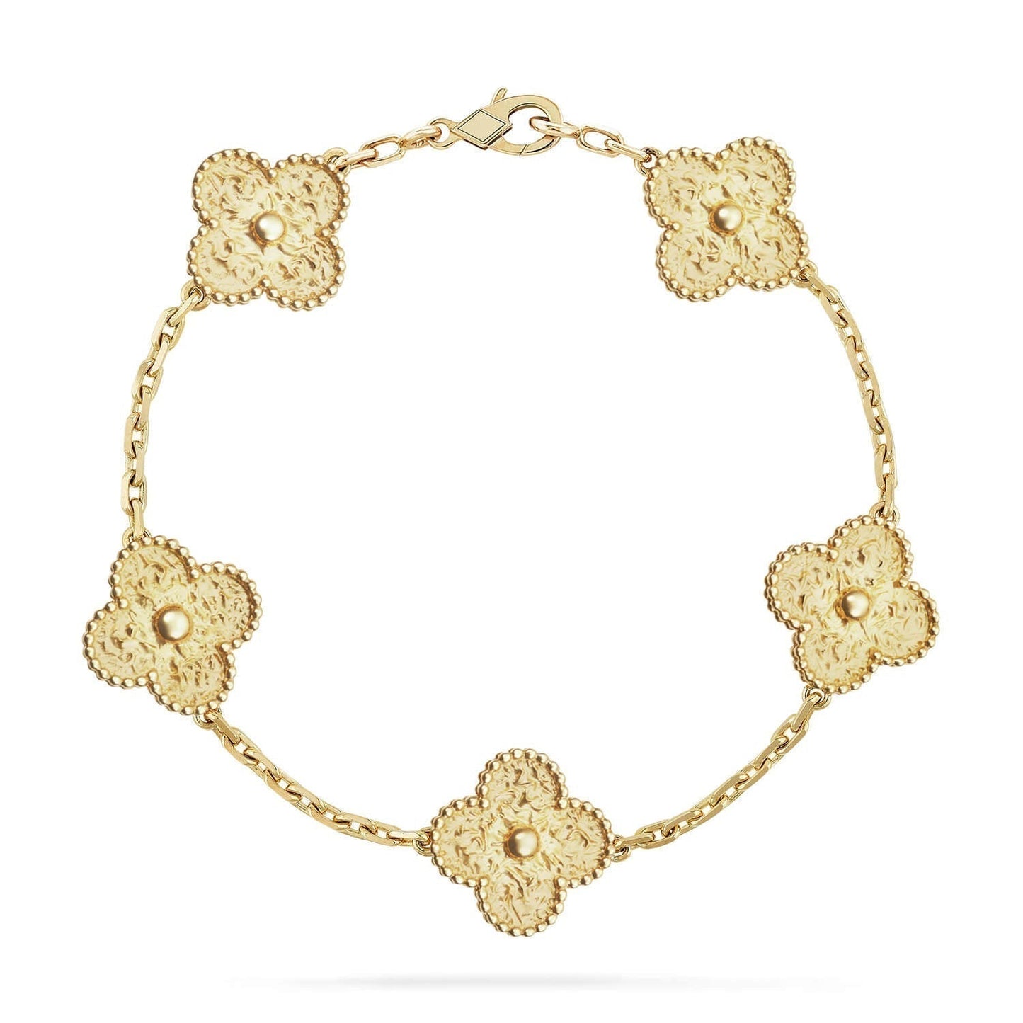 [Kismet Jewels ]CLOVER 5 MOTIFS BRONZING BRACELET