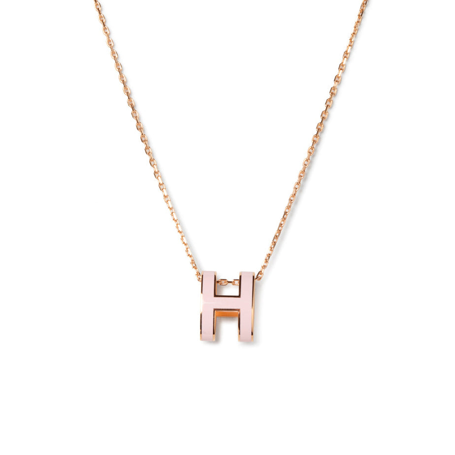 [Kismet Jewels ]POP H PEDANT PINK GOLD