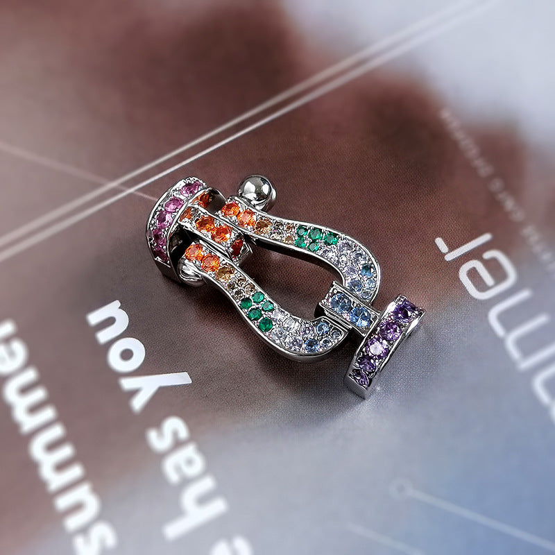 [Kismet Jewels ]FORCE LARGE HORSESHOE CLASP  METAL BRACELET