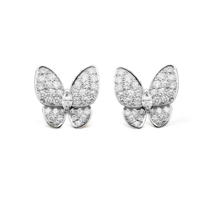 [Kismet Jewels ]BUTTERFLY ALL DIAMOND EARRINGS