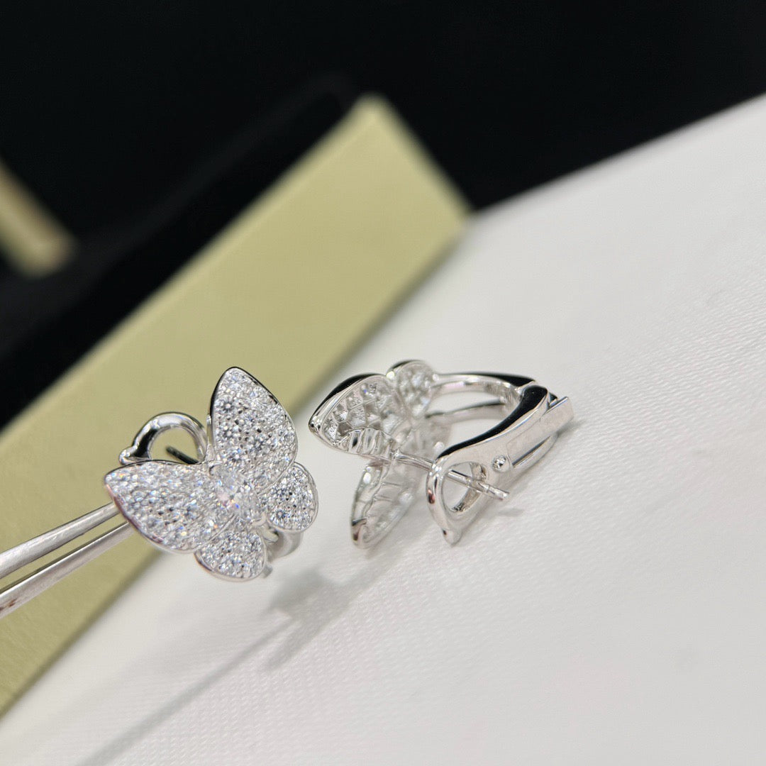 [Kismet Jewels ]BUTTERFLY ALL DIAMOND EARRINGS
