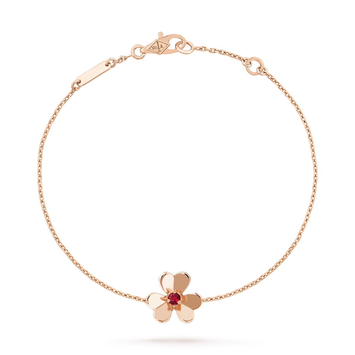 [Kismet Jewels ]FRIVOLE GOLD FLOWER PINK MALACHITE BRACELET