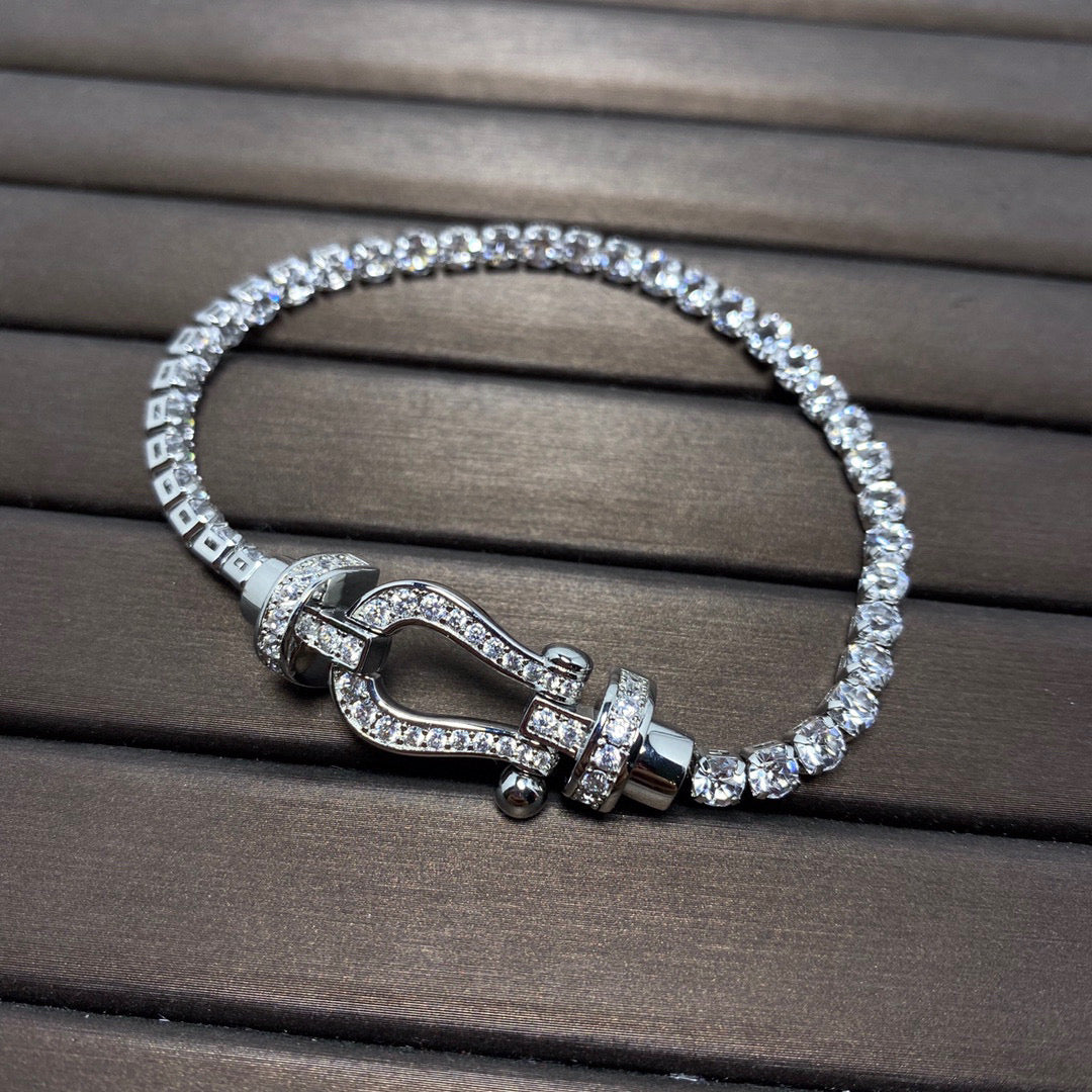 [Kismet Jewels ]FORCE  HORSESHOE  DIAMOND TENNIS BRACELET