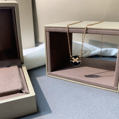 [Kismet Jewels ]JEUX DE PINK GOLD DIAMOND NECKLACE