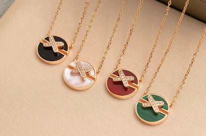 [Kismet Jewels ]JEUX DE ROSE GOLD DIAMOND NECKLACE