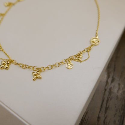 [Kismet Jewels ]BLOOMING SUPPLE NECKLACE BRASS