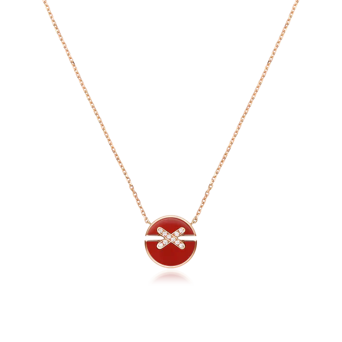 [Kismet Jewels ]JEUX DE ROSE GOLD DIAMOND NECKLACE