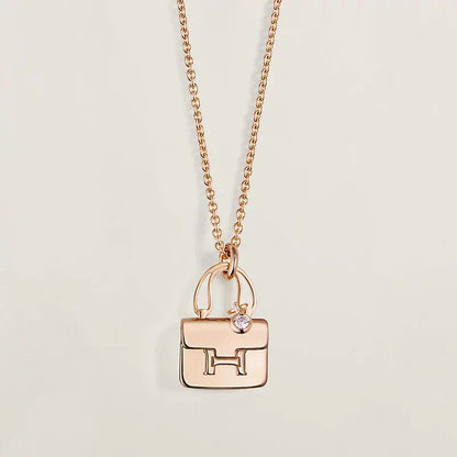 [Kismet Jewels ]AMULETTE PEDANT ROSE GOLD NECKLACE