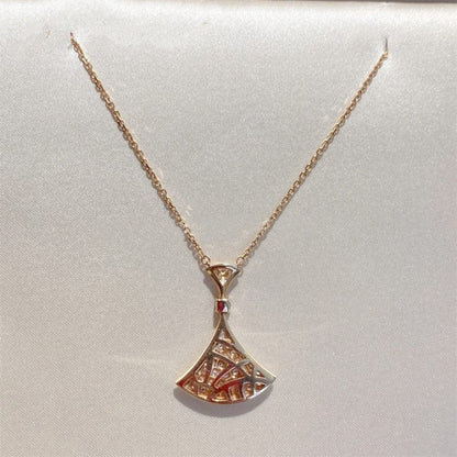 [Kismet Jewels ]DREAM NECKLACE PINK GOLD FULL DIAMOND