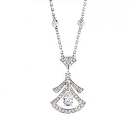 [Kismet Jewels ]DREAM NECKLACE WHITE DIAMOND SILVER