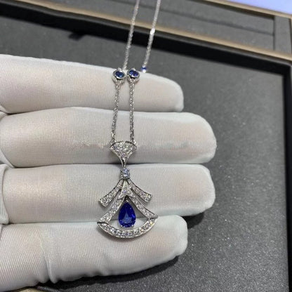 [Kismet Jewels ]DREAM NECKLACE AGATE DIAMOND SILVER