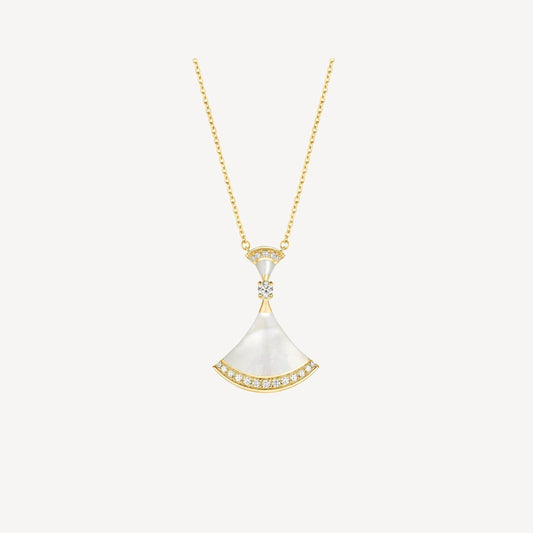 [Kismet Jewels ]DREAM NECKLACE MOP GOLD DIAMOND
