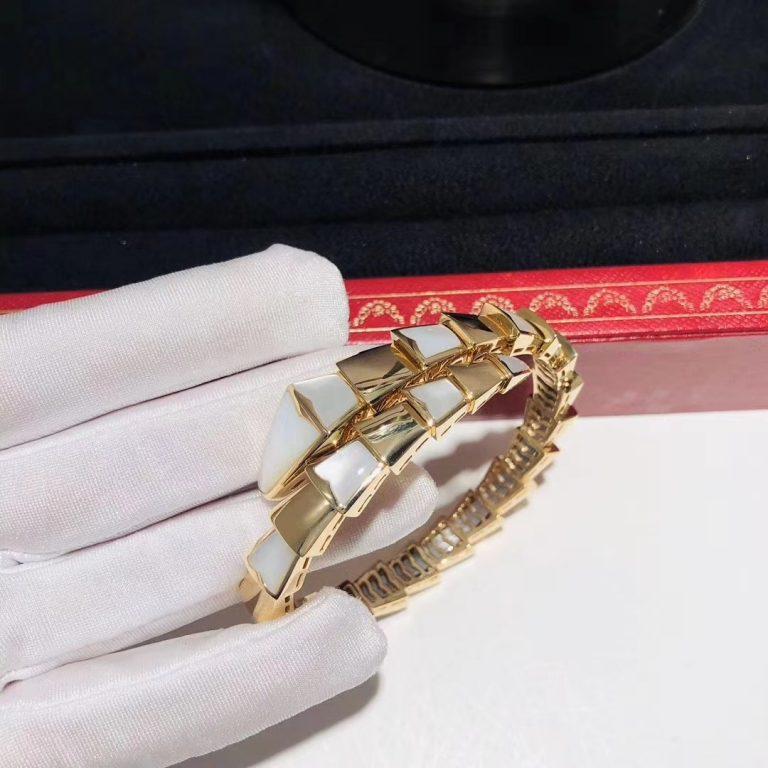 [Kismet Jewels ]SERPENTI BRACELET MOP GOLD