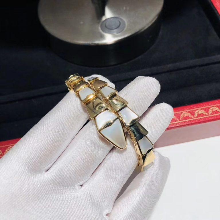 [Kismet Jewels ]SERPENTI BRACELET MOP GOLD