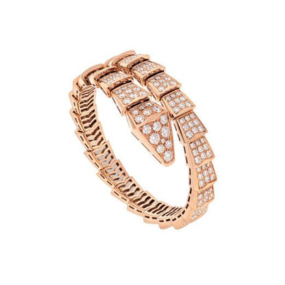 [Kismet Jewels ]SERPENTI BRACELET 8MM PINK GOLD DIAMOND
