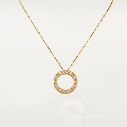 [Kismet Jewels ]LOVE NECKLACE ADJUSTABLE ROSE GOLD
