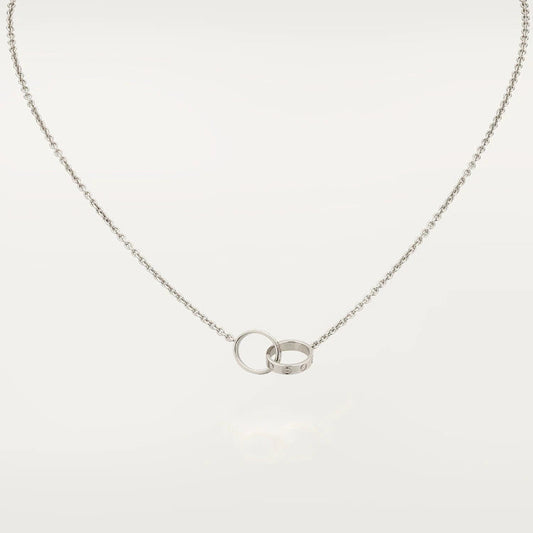 [Kismet Jewels ]LOVE NECKLACE PINK GOLD AND SILVER