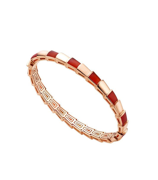[Kismet Jewels ]SERPENTI BRACELET PINK GOLD RUBELLITE