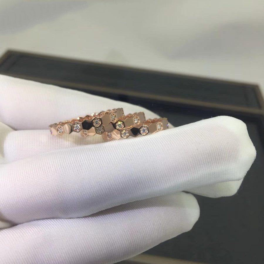 [Kismet Jewels ]BEE LOVE RING PINK GOLD DIAMOND