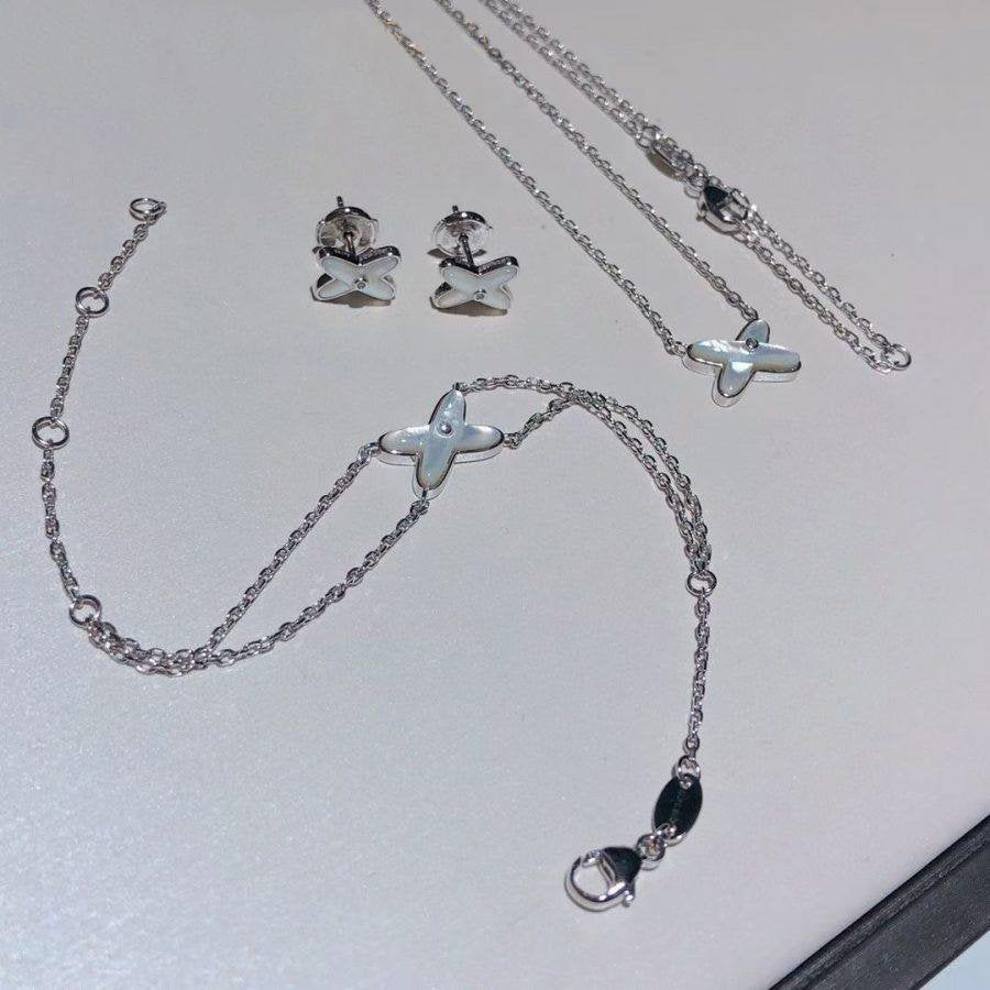 [Kismet Jewels ]JEUX BRACELET WHITE MOP SILVER 1 DIAMOND