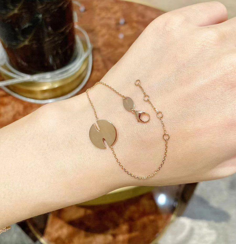 [Kismet Jewels ]JEUX DE BRACELET MOP PINK GOLD DIAMONDS