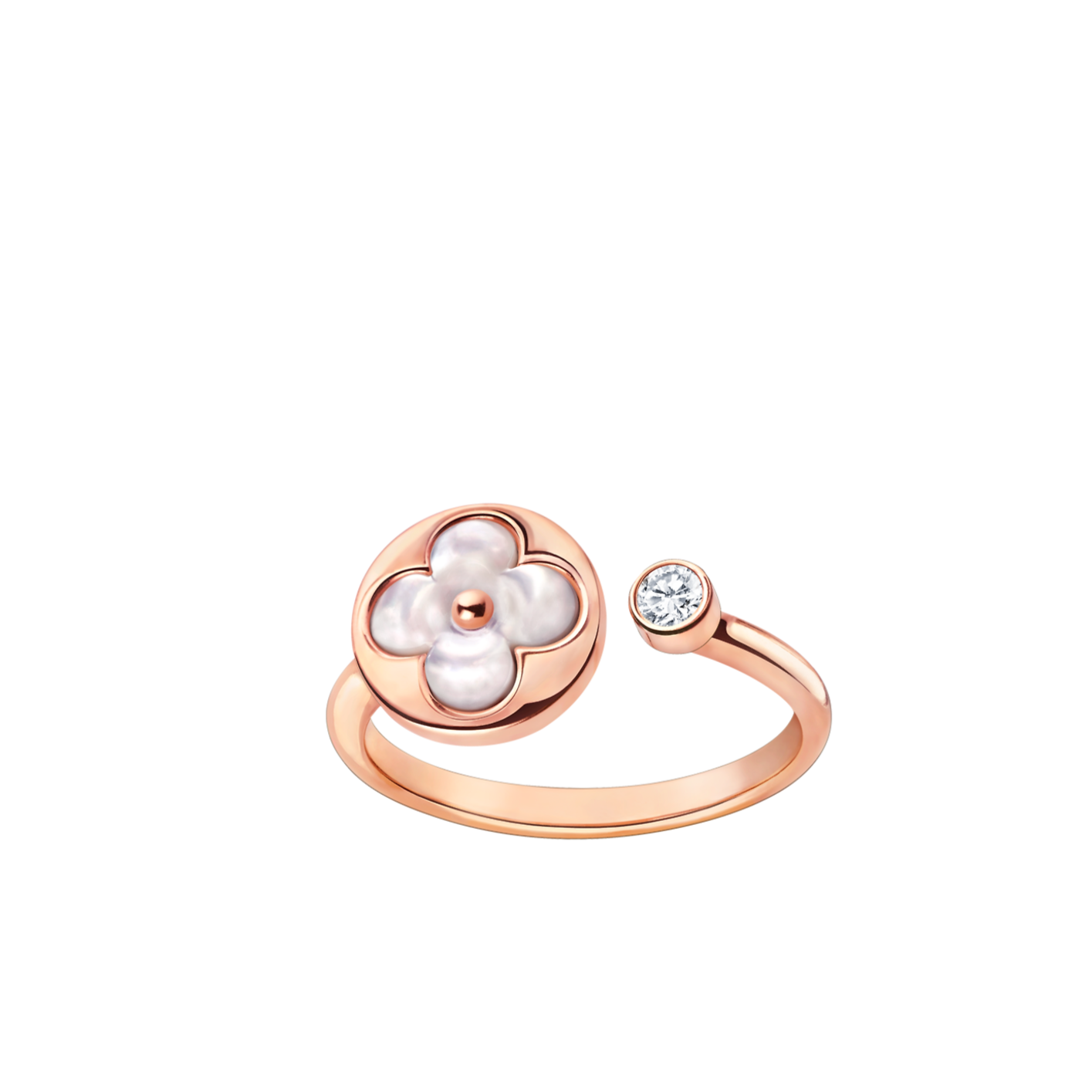 [Kismet Jewels ]SUN 1 DIAMOND PINK MOP RING