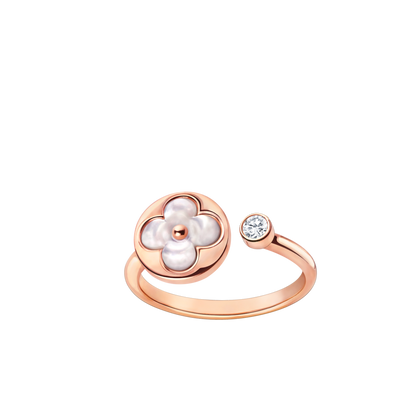 [Kismet Jewels ]SUN 1 DIAMOND PINK MOP RING