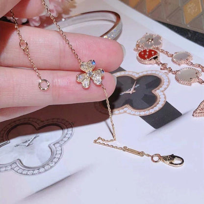 [Kismet Jewels ]FRIVOLE GOLD FLOWER DIAMOND BRACELET