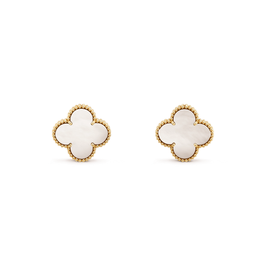 [Kismet Jewels ]CLOVER MINI GOLD EARRINGS