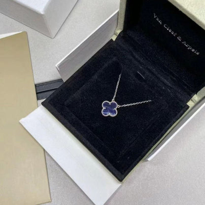 [Kismet Jewels ]CLOVER 15MM PIETERSITE NECKLACE SILVER