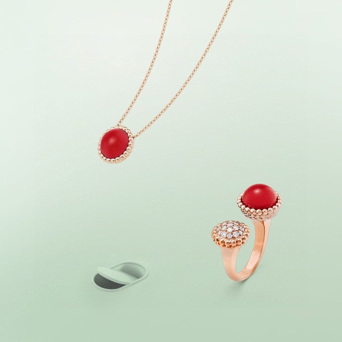 [Kismet Jewels ]PERLEE COULEURS DIAMOND ROSE GOLD BETWEEN THE FINGER RING