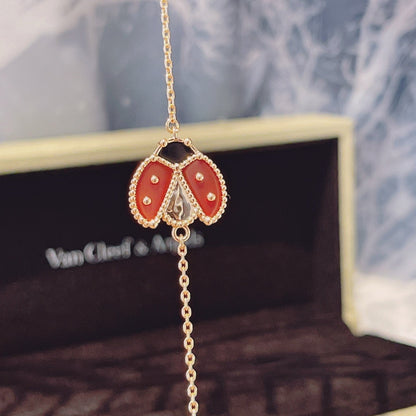 [Kismet Jewels ]LUCKY SPRING 1 MOTIF PINK GOLD BRACELET