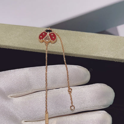 [Kismet Jewels ]LUCKY SPRING 1 MOTIF PINK GOLD BRACELET