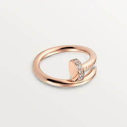 [Kismet Jewels ]JUSTE RING 2.65MM PINK GOLD DIAMOND