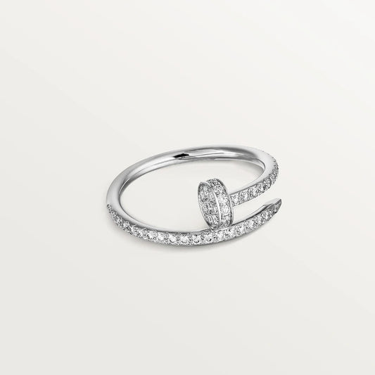 [Kismet Jewels ]JUSTE RING 1.8MM SILVER DIAMONDS