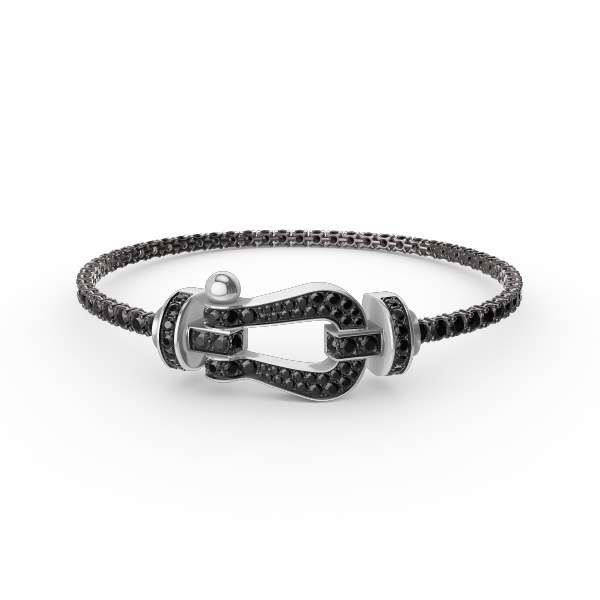 [Kismet Jewels ]FORCE  LARGE HORSESHOE FULL DIAMOND TENNIS BRACELET